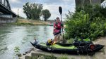 Km 1933 Partenza sul Canale del Danubio, attraverso la città di Vienna